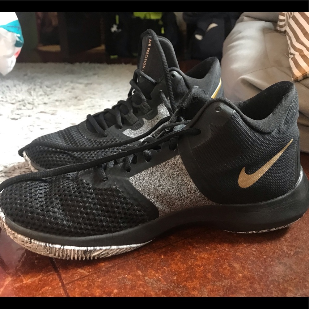 NIKE Air Precision || Basketball Shoes Black